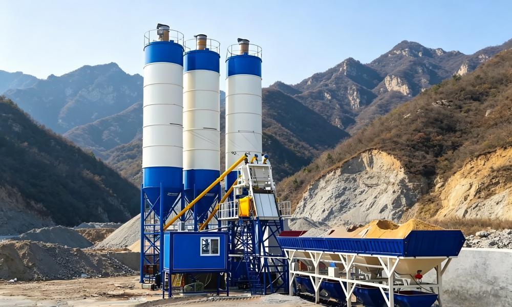 HZS75 Concrete Batching Plant