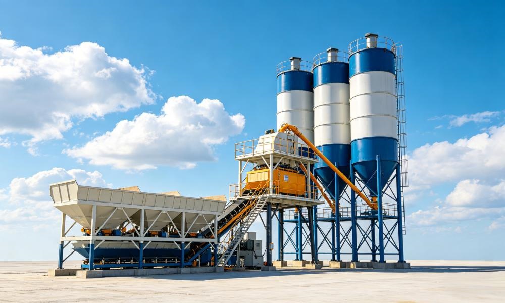 HZS90 Concrete Batching Plant